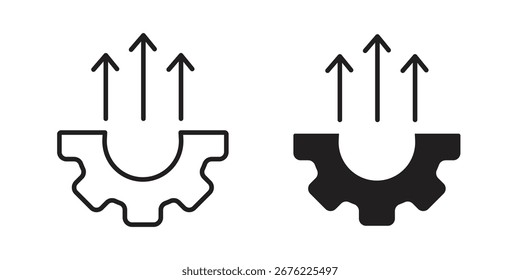 Icono de eficiencia para tus Diseños web. Logotipo del icono, App, UI.
