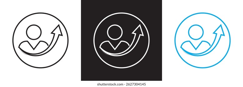 Efficiency  icon. Vector illustration. isolated on white and black background. EPS 10