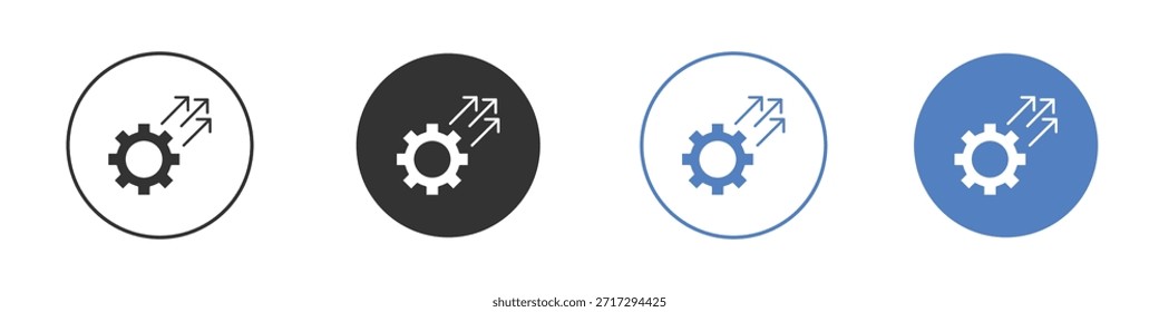 Efficiency icon for web design. pixel perfect flat icons