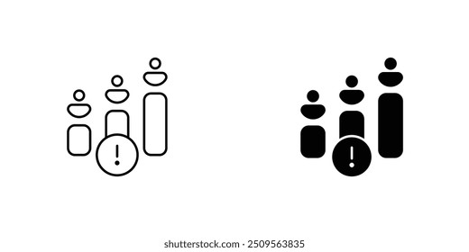 Efficiency Icons set - Progressive Growth Chart with Human Figures Representing Business Productivity, Development, Success Ladder, Performance Increase, Career Advancement, and Personal Growth