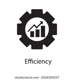 Efficiency icon.simple flat trendy style vector illustration on white background..eps