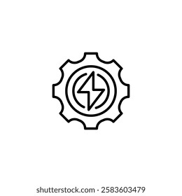 Efficiency line icon. Universal creative premium symbol. Vector sign icon logo template. Vector illustration