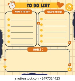Efficiency with style! This cream-blue to-do list table is ready to help organize daily activities in a more organized manner.