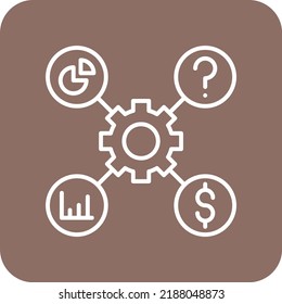Efficiency vector icon. Can be used for printing, mobile and web applications.
