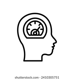 Efficiency Vector Line Icon Design