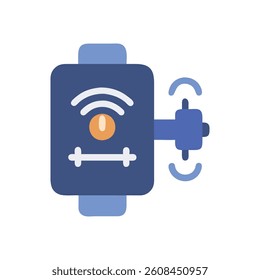 Efficient Adjustable Gym Timer Icon. Design of Fitness and Gym Icons.