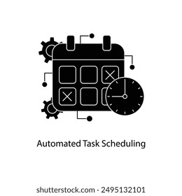 Efficient Automated Task Scheduling Icon.