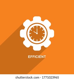 efficient icon, Business icon vector