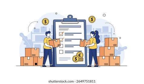 Sistema eficiente de gerenciamento de estoque para operações simplificadas de depósito e redução de custos