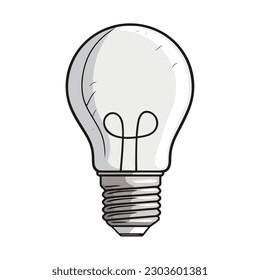 Efficient lightbulb design over white
