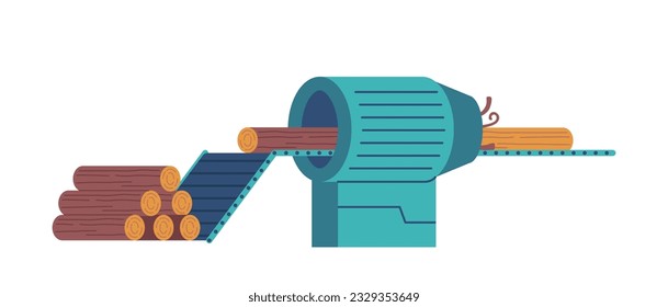 Efficient Log Pulp Peeling Machine For Industrial Use. Utilizes Advanced Technology To Quickly And Precisely Remove Bark