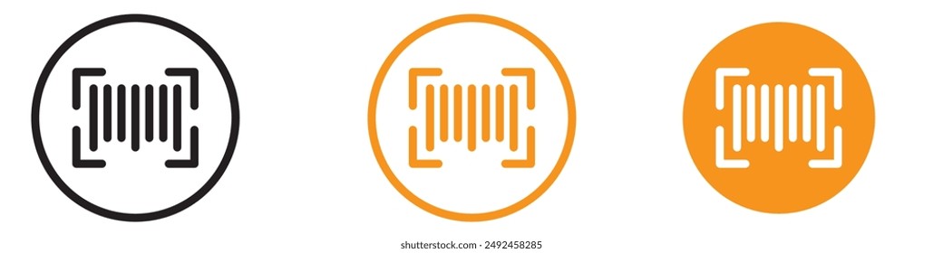 Efficient Scan Barcode Icon for Inventory and Retail Graphics Essential for Representing Barcode Scanning and Product Tracking