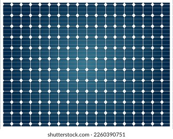 Efficient solar vector module. Solar panel. Solar energy. Solar cell.