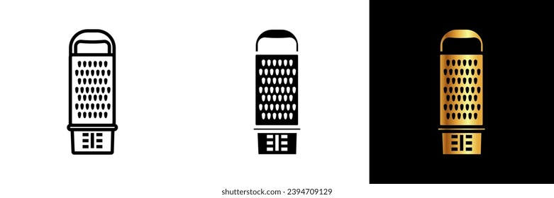 An efficient and versatile icon representing a grater, embodying kitchen precision, culinary zest, and convenient food preparation.