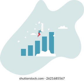 Esforço ou trabalho duro para o sucesso, carga de trabalho ou peso de pressão pesada, desafio para subir escada de carreira, motivação ou efficiency.character para design.