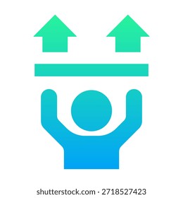 Elemento de icono de esfuerzo para diseño