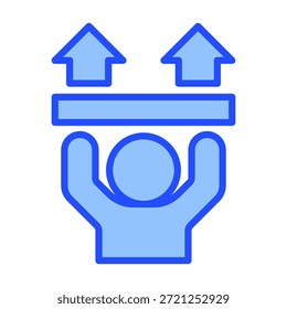 Elemento de icono de esfuerzo para diseño