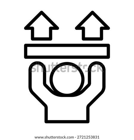 Effort Icon Element For Design