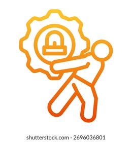 Elemento Ícone De Esforço Para Design E Vetor