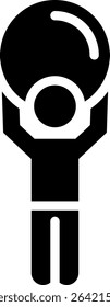 Effort Icon Glyph Vector Illustration