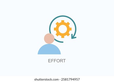 Effort Icon Or Logo Isolated Illustration