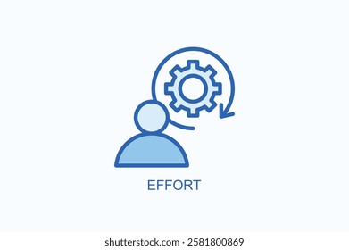 Effort Icon Or Logo Isolated Illustration