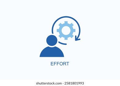 Effort Icon Or Logo Isolated Illustration