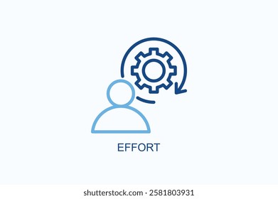 Effort Icon Or Logo Isolated Illustration