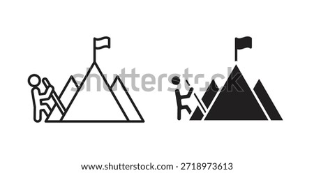 Effort icon. Symbol, logo illustration. graphic icon set