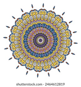 Effortless Elegance: a Boho Inspired Mandala Pattern