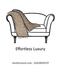 Luxo sem esforço - Sofá que representa conforto com estilo