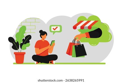 Effortless Online Shopping Convenient Mobile App for Seamless Purchase and Delivery, Enjoy the Comfort of Home Shopping Experience	