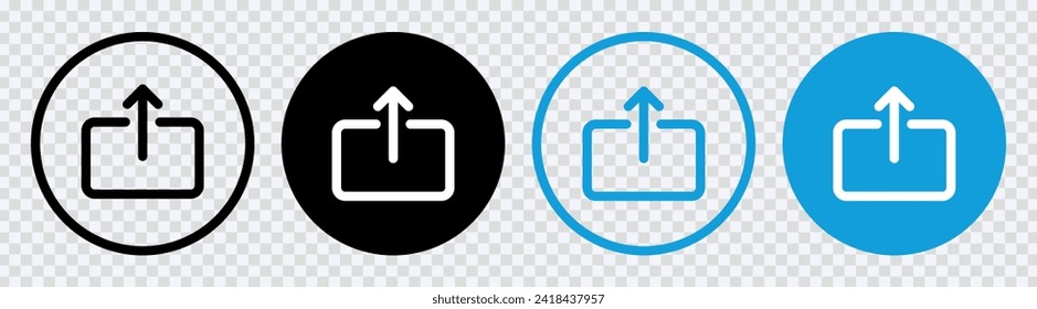 "Effortless sharing: Our Upload Icon – Arrow down symbolizing smooth uploading. Perfect for user-friendly interfaces, enhancing data transfer experiences."