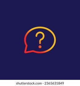 Effortless Support and Assistance with Help and Question Mark Icon: Ideal for UI, Web, and App Design - Enhance User Experience with Easy Access to Information and FAQ