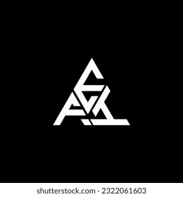 EFI letter logo creative design with vector graphic, EFI simple and modern logo. EFI luxurious alphabet design  