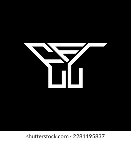 EFL letter logo creative design with vector graphic, EFL simple and modern logo.