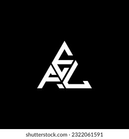 EFL letter logo creative design with vector graphic, EFL simple and modern logo. EFL luxurious alphabet design  