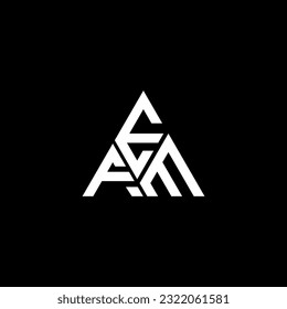 EFM letter logo creative design with vector graphic, EFM simple and modern logo. EFM luxurious alphabet design  