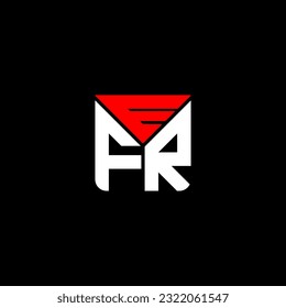 Diseño creativo del logotipo de la carta EFR con gráfico vectorial, logotipo EFR simple y moderno. Diseño de alfabetos lujosos EFR  