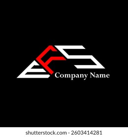 EFS logo design, EFS simple and modern logo. EFS luxurious alphabet design  