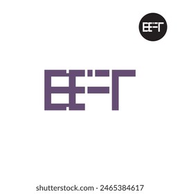 EFT Logo Letter Monogram Design
