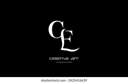 EG, GE, E, G abstract letters logo monogram