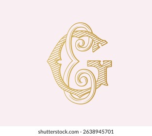 EG, GE, logo EG, Letter EG,  Monogram EG, Wedding Monogram, Wedding Logo, Logo Design , Monogram Vintage