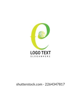 Egale simple letter Logo Vector Graphic Design