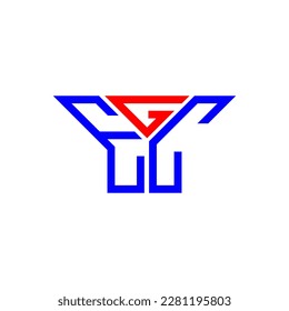 EGC letter logo creative design with vector graphic, EGC simple and modern logo.