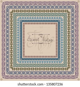 egde vintage pattern
