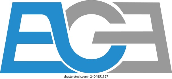 EGE Letter-Logo-Vorlage im modernen minimalistischen Stil
	