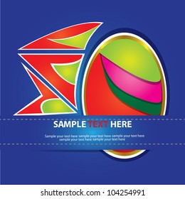 Egg abstract background,Vector