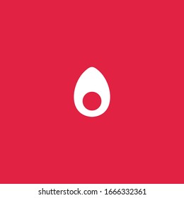 Egg Abstract logo Icon template design in Vector illustration 