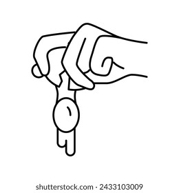 egg add line icon vector. egg add sign. isolated contour symbol black illustration